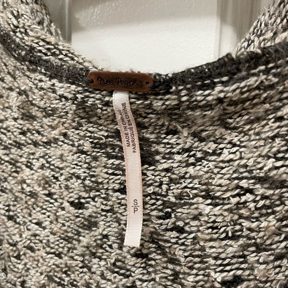 Free people KAI tribal long hooded cardigan sweater BOHO - Picture 4 of 4